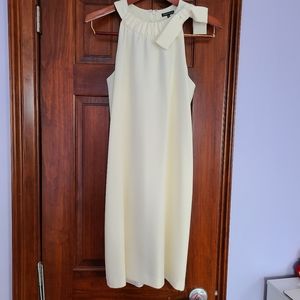 Warehouse White Sleeveless Midi Dress
